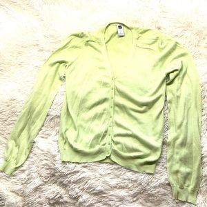 Gap - light green cardigan